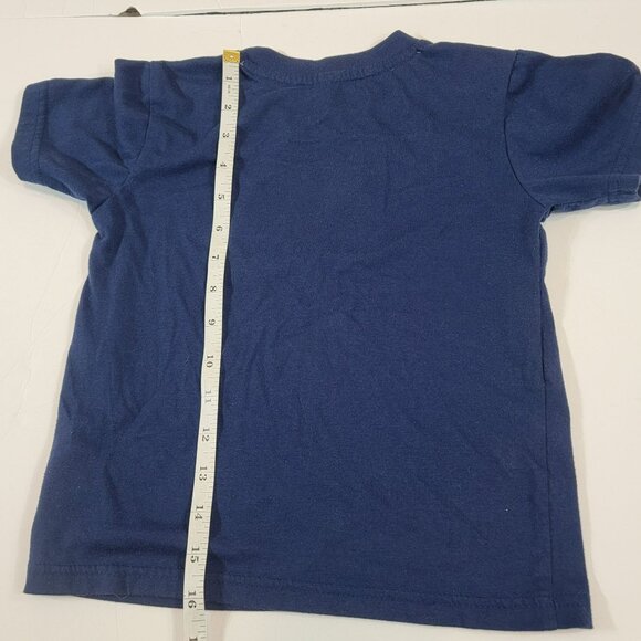 Life is Good Tee Shirt, Kids 6, Solid Blue w/Yellow Lucky Dog Graphic, EUC - Picture 8 of 9